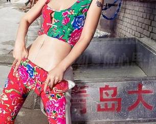 AISS爱丝(钻石版) – 赵梦洁的私房美图，镂空之美，像是一种初夏的心思-随风轻轻飘荡。